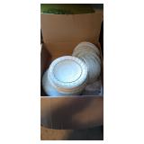 Vintage Anchor Hocking milk glass dinner set