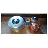 Cake carrier aluminum molds, aluminum tea canister