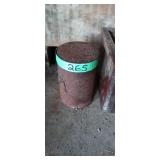 Piece of solid steel round stock 4.5' x 7' tall