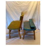 2- Children's Chairs , 1- needs repair