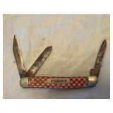 Purina Advertising Pocket Knife 3- blade
