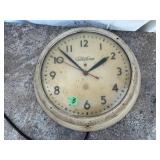 Vintage Telechron Ind. Bubble Face Clock .works