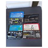 4- Partial Socket Sets 3/8' & 1/4' Drive