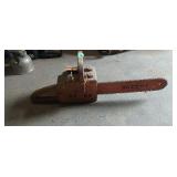Wooden chainsaw 25' long