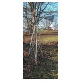 Galvanized metal windmill decor 93' tall needs