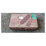 Cast waffle dog iron