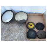 4- Grinding Wheels 2- Round Mirrors
