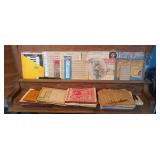 Large set of assorted vintage piano sheet music