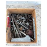 Small box of scrap steel