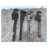 4-Pipe Wrench Assortment 14'-16'