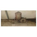 Vintage hand crank crop duster