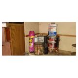 Lot of assorted paint and paint remover