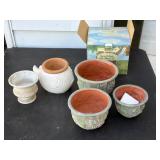 3- Piece Flower Pot Set , fish Planter