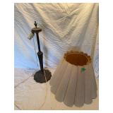 Vintage Metal Table Lamp 25' with Shade
