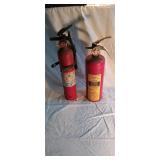 Two fire extinguishers
