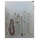 Costume Jewelry Necklace Assortment