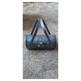 Vintage gray lucite handbag