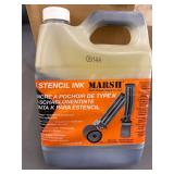 4 - Marsh K stencil ink 1Qt