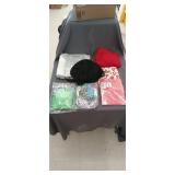 Reusable gift bags artificial flower pedals,