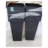 Plastic Flower Buckets x4