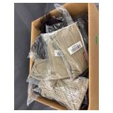 Tecgen face masks, brown hair nets