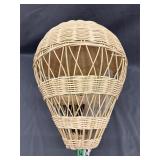 Rattan Hot Air Balloon Decor