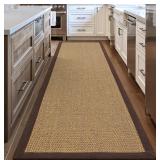 LUMI Jute Runner Rug Non Slip for Hallway