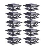 SIEDiNLAR Solar Post Lights Outdoor 10 pack