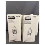 4 - boxes Rubbermaid wall mount iron organizer