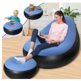 Inflatable Chair with Ottoman