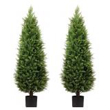 4ft Artificial Cedar Trees Artificial Topiary