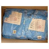 48 - Disposable barrier gowns blue