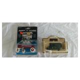Miniature radio flyer wagon NIB and diecast