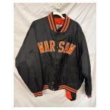 Hero 247.com Warsaw black & orange bomber jacket