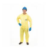 Chemical splash standard coveralls, elastic wrist