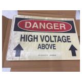 Danger signs 14ï¿½ x 20ï¿½