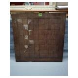 Vintage wood checker board 20' x 20'