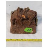 Cast Iron Bookends 4.5'H