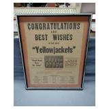 1950 Syracuse Indiana basketball flyer