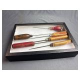 6 - Icepicks in case includes, 2 -  Coco -Cola