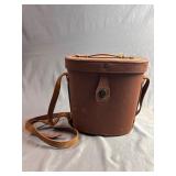 Brown leather carrying case w/ OFUNA binoculars