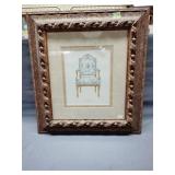 Vintage lena liu la celebration signed print,
