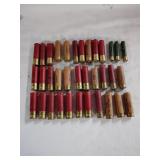 Collection of vintage cardboard tube shotgun shell