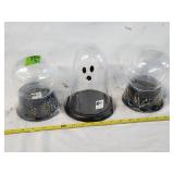 (3) New Glass Display Domes