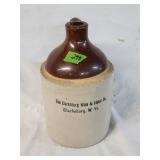 Clarksburg Wine & Liguor Jug 11'H