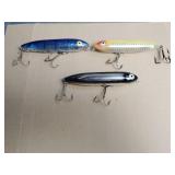 3 - Vintage Heddon original Zara spook lures