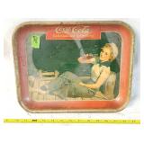 Coca Cola Vintage Metal Tray 13'×10.5'