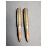2 rounds of vintage 1945 30-06 cartridges