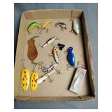 12 Assorted vintage fishing lures inc,