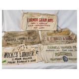 (5) Vintage Canvas Aprons
